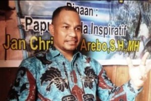 Ketua Umum Dewan Nasional Pemuda Adat Papua, Jan Christian Arebo